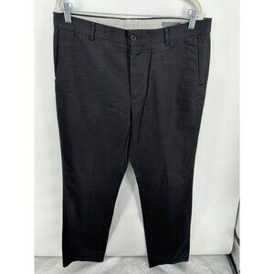 John Varvatos Men Black  Dress Pants 52
